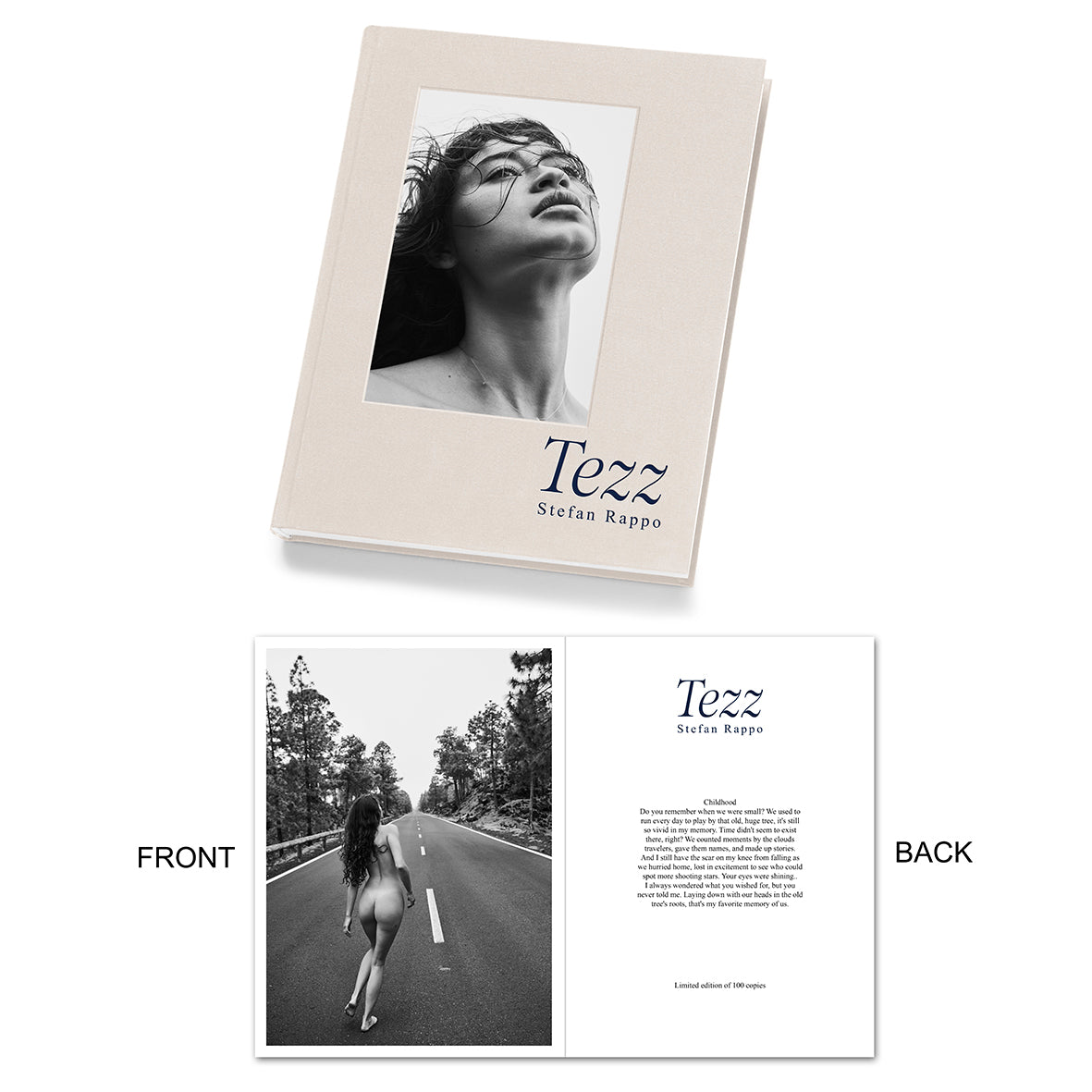 Book "TEZZ" signed with signed and numbered ex-libris print, limited to 80 copies