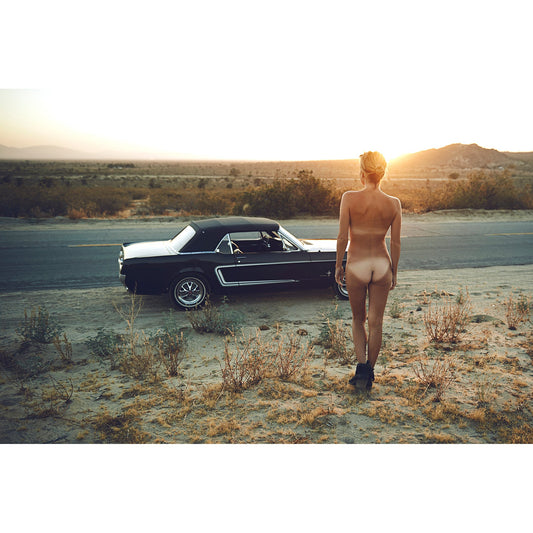 FINE ART PRINT "Sunset drive" / Claire, Los Angeles 2014